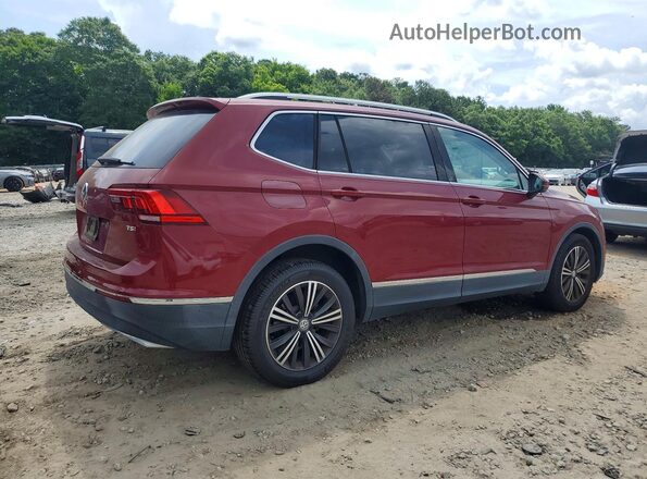 3VV3B7AX6JM133440 2018 VOLKSWAGEN TIGUAN Красный Задняя правая четверть