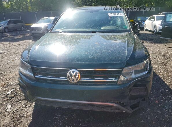 3VV3B7AX6JM153302 2018 VOLKSWAGEN TIGUAN Green Vista frontal