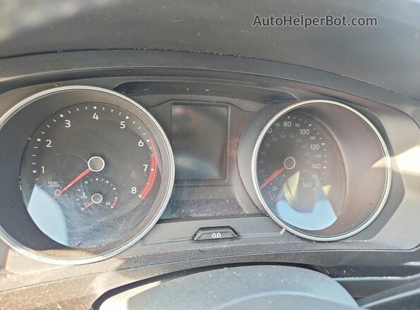 3VV3B7AX6JM210064 2018 VOLKSWAGEN TIGUAN Gray Widok zestawu wskaźników