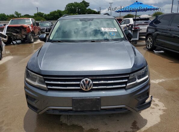 3VV3B7AX6KM032464 2019 VOLKSWAGEN TIGUAN Gray Widok z przodu