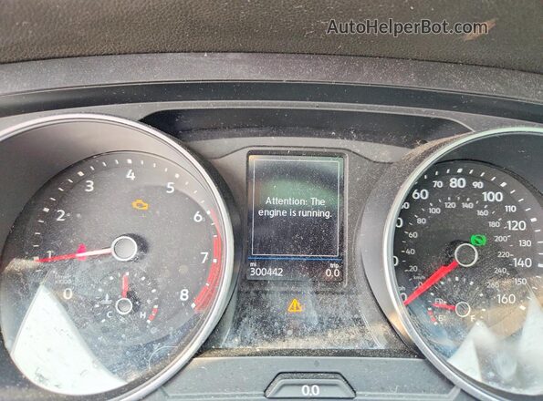 3VV3B7AX6KM041455 2019 VOLKSWAGEN TIGUAN White ხელსაწყოთა პანელის ხედი