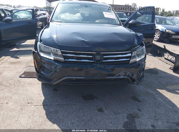 3VV3B7AX6KM136923 2019 VOLKSWAGEN TIGUAN Black Widok z przodu
