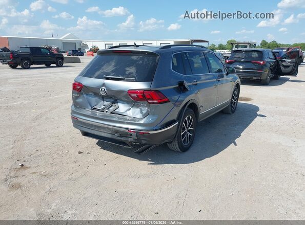 3VV3B7AX6MM059649 2021 VOLKSWAGEN TIGUAN Gray Հետևի աջ