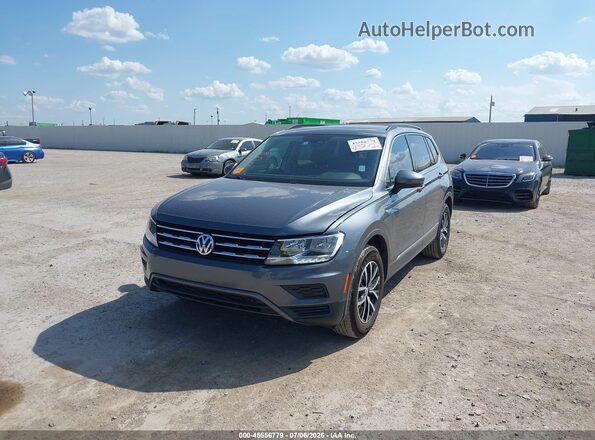 3VV3B7AX6MM059649 2021 VOLKSWAGEN TIGUAN Gray Առջևի ձախ երեք քառորդ տեսարան