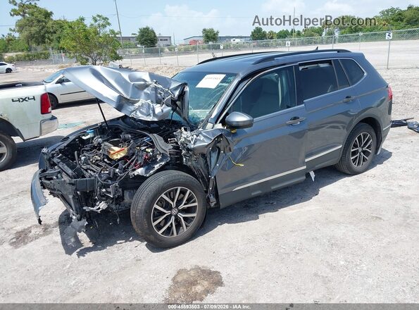 3VV3B7AX6MM159962 2021 VOLKSWAGEN TIGUAN Gray Vista tres cuartos delantera izquierda