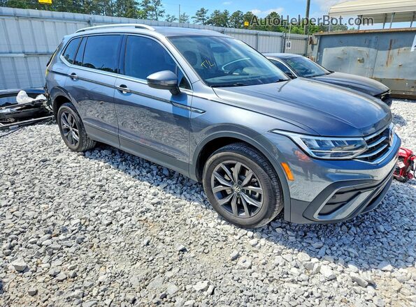 3VV3B7AX6PM117148 2021 VOLKSWAGEN TIGUAN Серый Передняя правая четверть