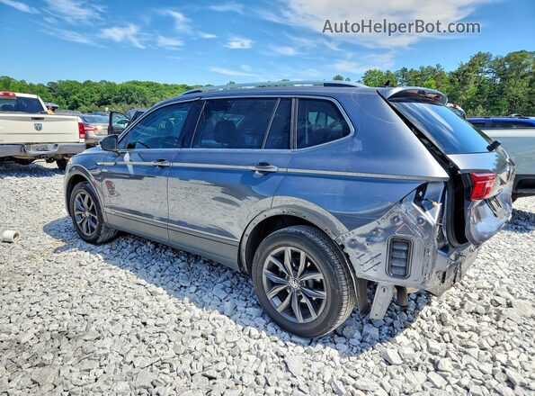 3VV3B7AX6PM117148 2021 VOLKSWAGEN TIGUAN Серый Задняя левая четверть