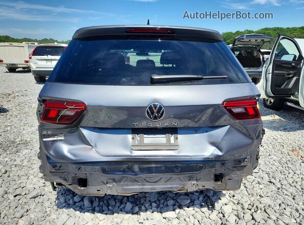 3VV3B7AX6PM117148 2021 VOLKSWAGEN TIGUAN Серый Вид сзади