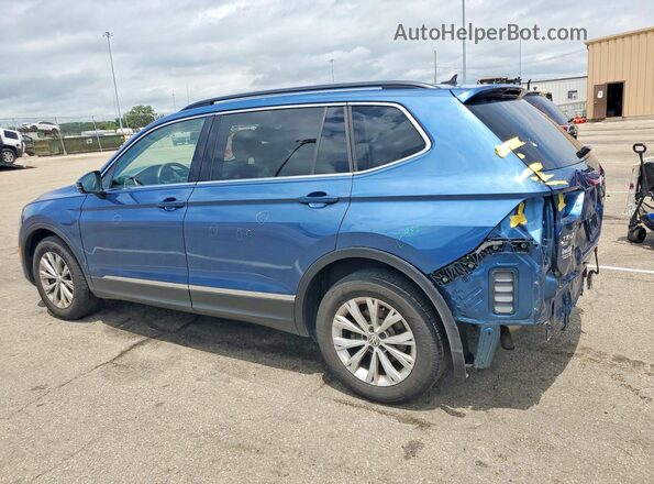 3VV3B7AX7JM000959 2018 VOLKSWAGEN TIGUAN Blue Trasero izquierdo