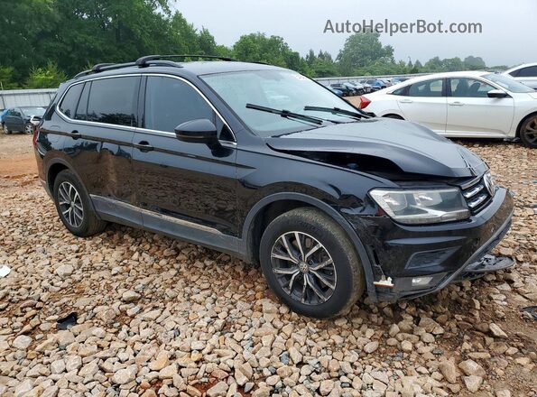 3VV3B7AX7JM003926 2018 VOLKSWAGEN TIGUAN Black Передня права чверть