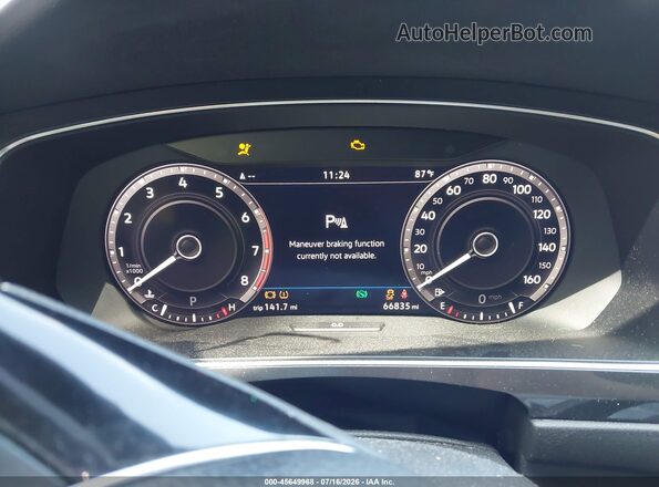 3VV3B7AX7KM061441 2019 VOLKSWAGEN TIGUAN White უკანა სავარძლების ხედი