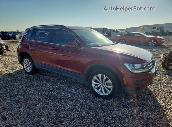 3VV3B7AX7KM064162 2019 VOLKSWAGEN TIGUAN Burgundy Przód prawy