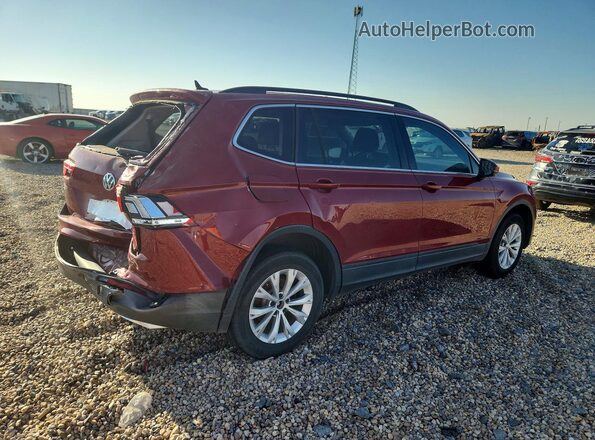 3VV3B7AX7KM064162 2019 VOLKSWAGEN TIGUAN Burgundy Tył prawy