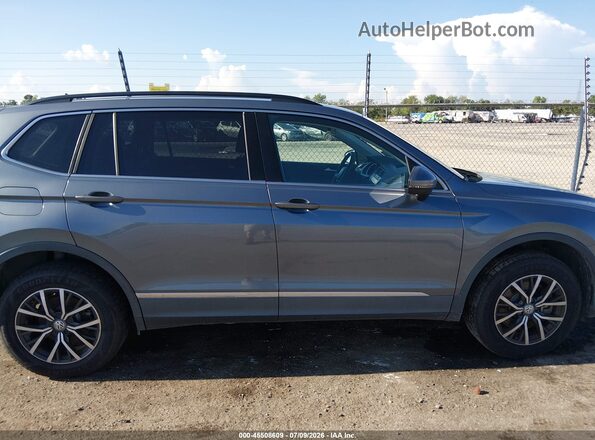 3VV3B7AX7LM129612 2020 VOLKSWAGEN TIGUAN Gray უკანა სალონის ხედი