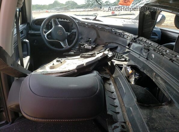 3VV3B7AX7NM107175 2022 VOLKSWAGEN TIGUAN Gray Առջևի վահանակի տեսք