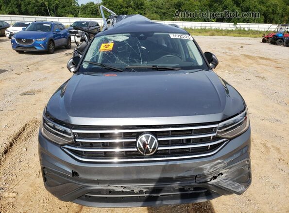 3VV3B7AX7NM107175 2022 VOLKSWAGEN TIGUAN Gray Դիմացի տեսք