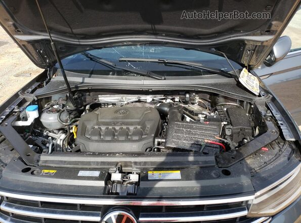 3VV3B7AX7NM107175 2022 VOLKSWAGEN TIGUAN Gray Սալոնի հետևի տեսք