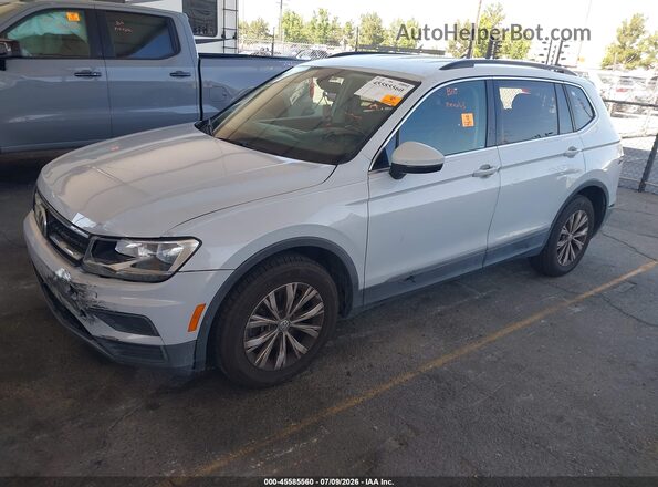 3VV3B7AX8JM183286 2018 VOLKSWAGEN TIGUAN White Առջևի ձախ երեք քառորդ տեսարան