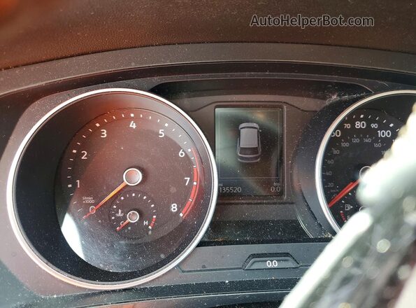 3VV3B7AX8JM213550 2018 VOLKSWAGEN TIGUAN Gray Widok zestawu wskaźników
