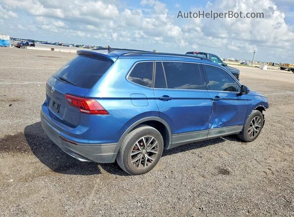 3VV3B7AX8KM052747 2019 VOLKSWAGEN TIGUAN Blue Задня права чверть