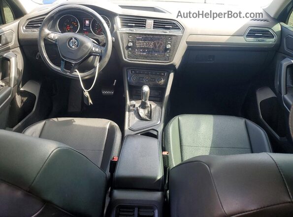 3VV3B7AX8KM052747 2019 VOLKSWAGEN TIGUAN Blue Вид панелі приладів