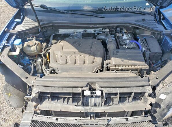 3VV3B7AX8KM052747 2019 VOLKSWAGEN TIGUAN Blue Вид підкапотного простору