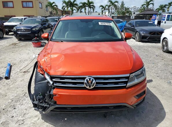 3VV3B7AX8KM094917 2019 VOLKSWAGEN TIGUAN Orange Vista frontal