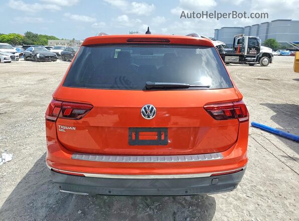 3VV3B7AX8KM094917 2019 VOLKSWAGEN TIGUAN Orange Vista trasera