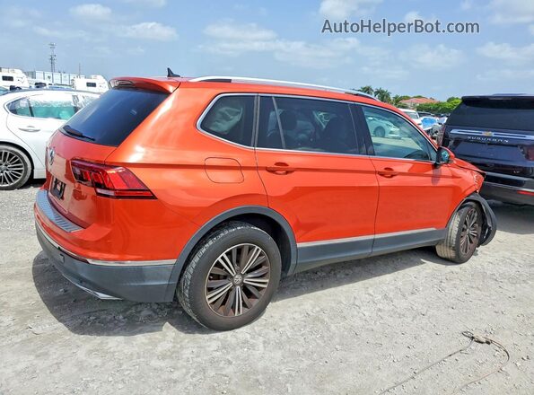 3VV3B7AX8KM094917 2019 VOLKSWAGEN TIGUAN Orange Trasero derecho