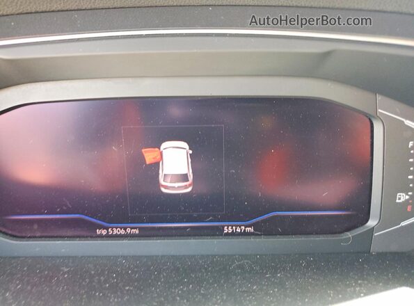 3VV3B7AX8KM094917 2019 VOLKSWAGEN TIGUAN Orange Vista del cuadro de instrumentos