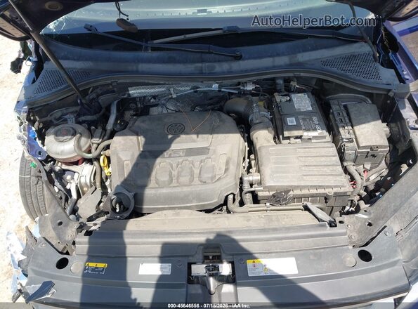 3VV3B7AX8MM127577 2021 VOLKSWAGEN TIGUAN Blue Вид ззаду