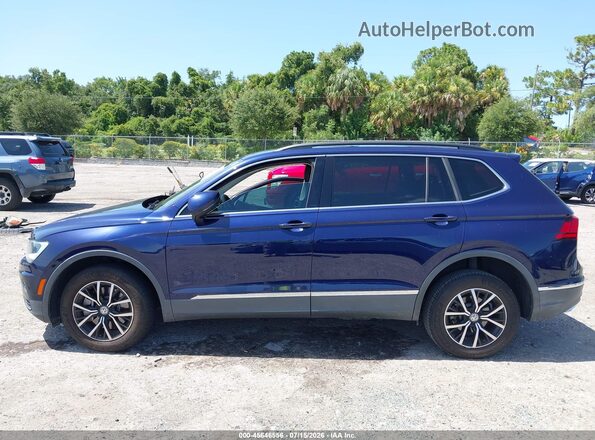 3VV3B7AX8MM127577 2021 VOLKSWAGEN TIGUAN Blue Панорамний вид салону 360°