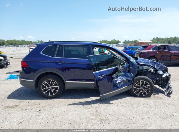 3VV3B7AX8MM127577 2021 VOLKSWAGEN TIGUAN Blue Вид задньої частини салону