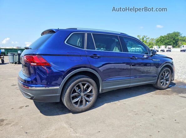 3VV3B7AX8PM045675 2023 VOLKSWAGEN TIGUAN Синий Задняя правая четверть