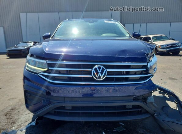 3VV3B7AX8PM045675 2023 VOLKSWAGEN TIGUAN Синий Вид спереди