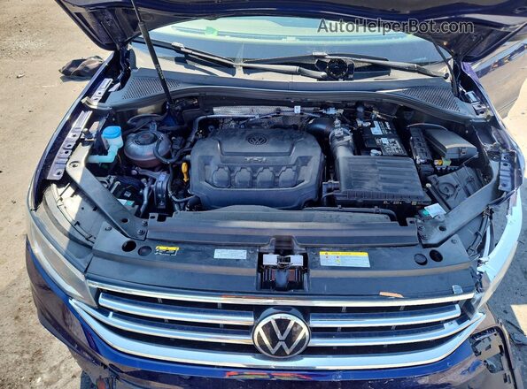 3VV3B7AX8PM045675 2023 VOLKSWAGEN TIGUAN Синий Вид подкапотного пространства