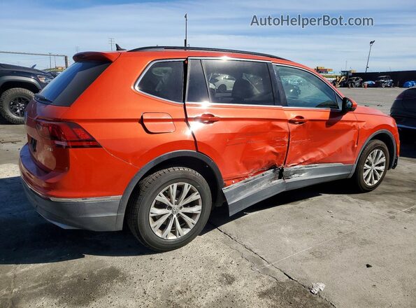 3VV3B7AX9JM162981 2018 VOLKSWAGEN TIGUAN Orange Tył prawy