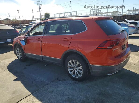 3VV3B7AX9JM162981 2018 VOLKSWAGEN TIGUAN Orange Tył lewy