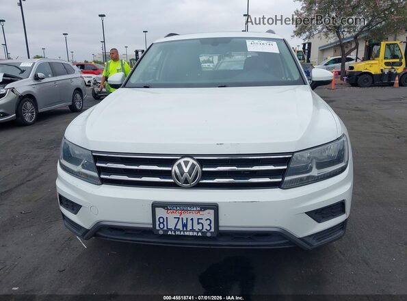 3VV3B7AX9KM193097 2019 VOLKSWAGEN TIGUAN White ხელსაწყოთა პანელის ხედი