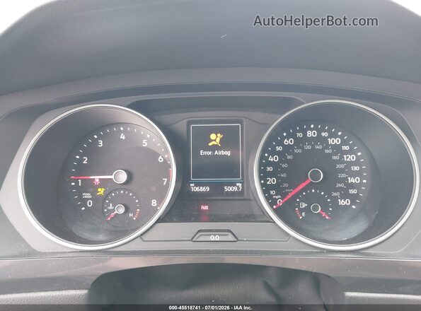 3VV3B7AX9KM193097 2019 VOLKSWAGEN TIGUAN White უკანა სავარძლების ხედი