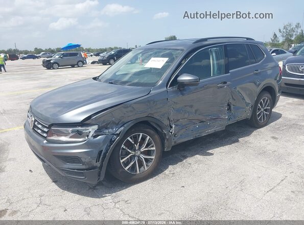 3VV3B7AX9LM028717 2020 VOLKSWAGEN TIGUAN Gray წინა მარცხენა ხედი სამი მეოთხედიდან