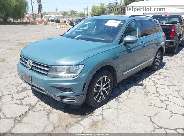 3VV3B7AX9LM052855 2020 VOLKSWAGEN TIGUAN Зеленый Передняя левая четверть