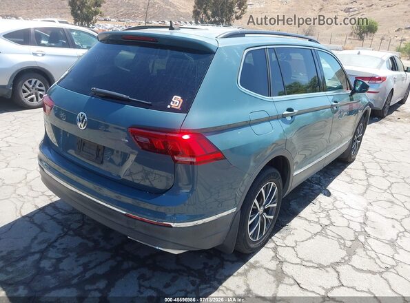 3VV3B7AX9LM052855 2020 VOLKSWAGEN TIGUAN Зеленый Задняя правая четверть