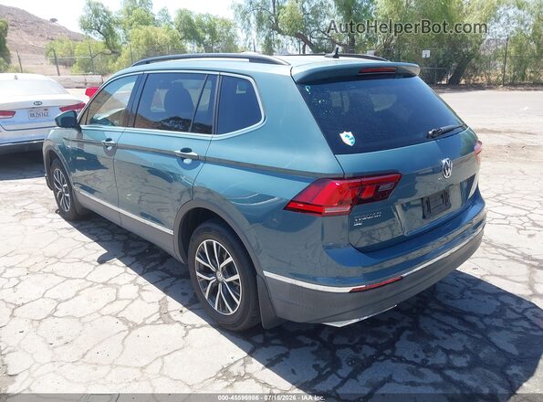 3VV3B7AX9LM052855 2020 VOLKSWAGEN TIGUAN Зеленый Задняя левая четверть