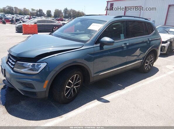 3VV3B7AX9LM058378 2020 VOLKSWAGEN TIGUAN Blue Front left