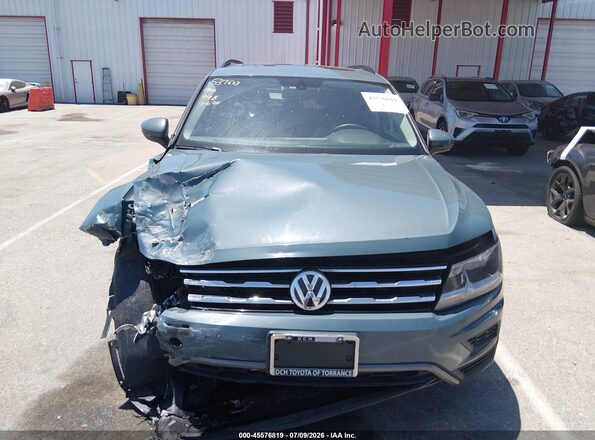 3VV3B7AX9LM058378 2020 VOLKSWAGEN TIGUAN Blue Instrument cluster view