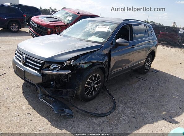 3VV3B7AX9MM079281 2021 VOLKSWAGEN TIGUAN Gray Front left