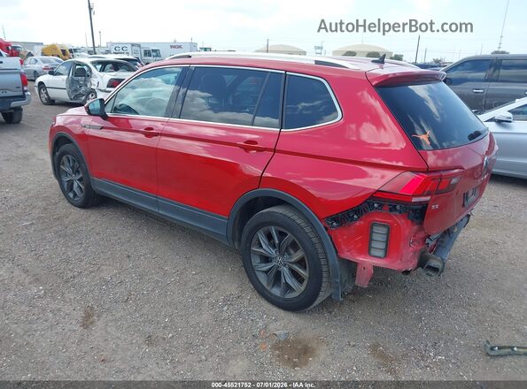 3VV3B7AX9NM125418 2022 VOLKSWAGEN TIGUAN Red Trasero izquierdo
