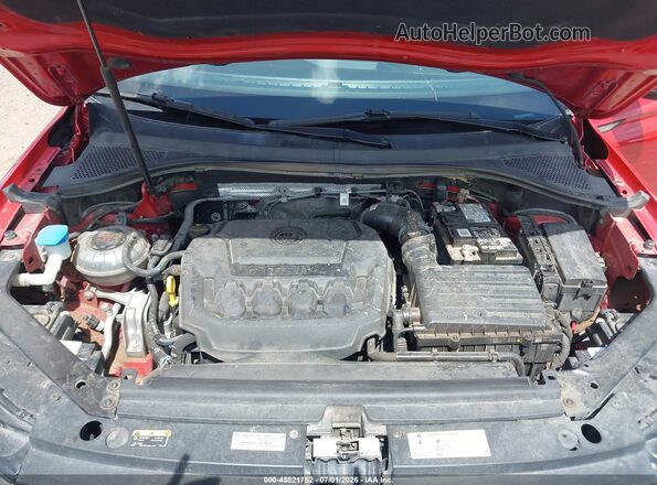 3VV3B7AX9NM125418 2022 VOLKSWAGEN TIGUAN Red Vista trasera