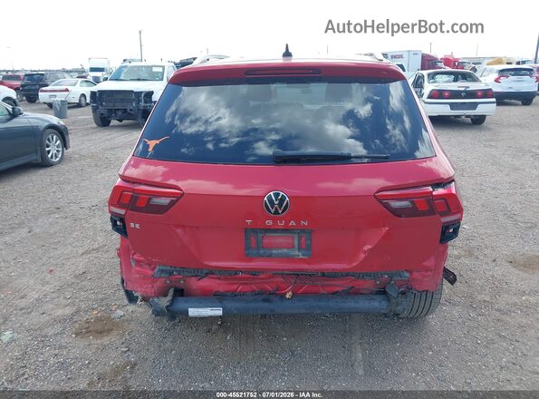 3VV3B7AX9NM125418 2022 VOLKSWAGEN TIGUAN Red 